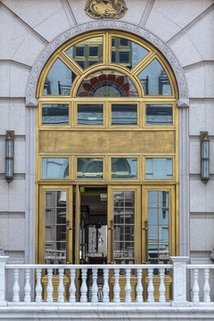 欧式建筑圆形门窗