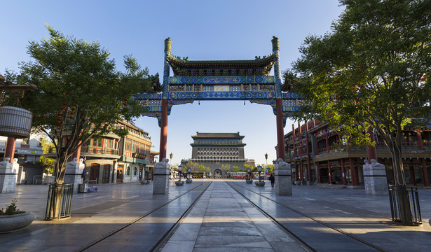 北京正阳门及五牌楼