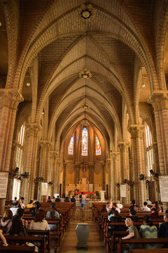 越南芽庄大教堂内景
