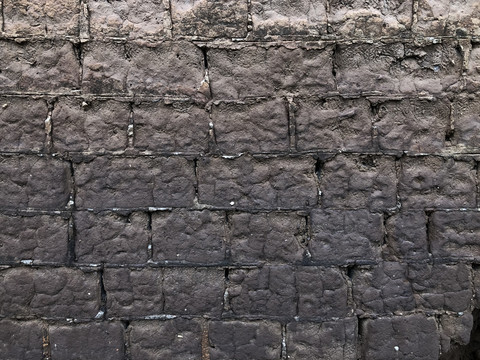 老土砖墙壁