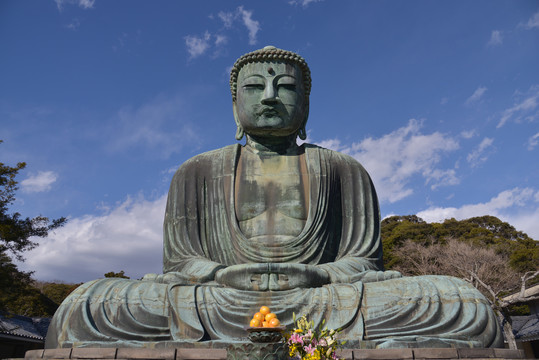 日本镰仓寺嘉德寺的阿弥陀佛