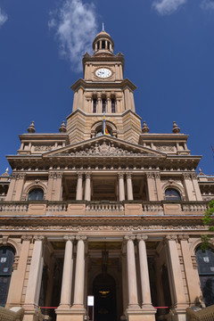 市政厅外景；悉尼；澳大利亚