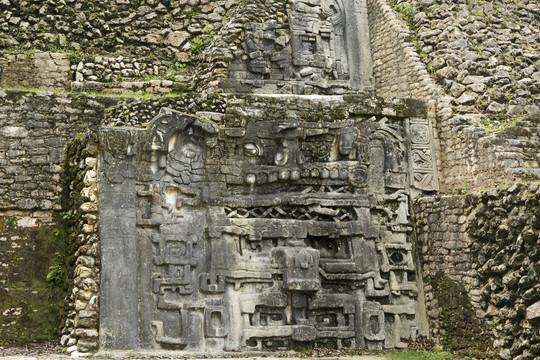 卡拉卡拉玛雅遗址的围墙
