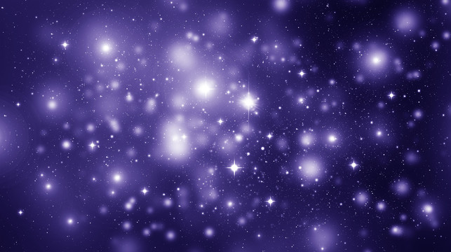 紫色星光粒子背景