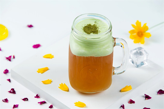抹茶奶盖