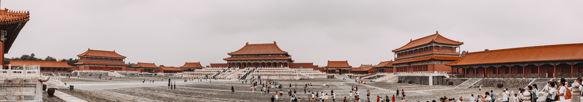 北京故宫全景