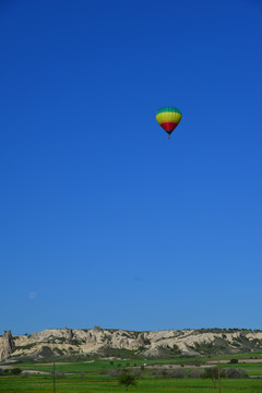 空中热气球