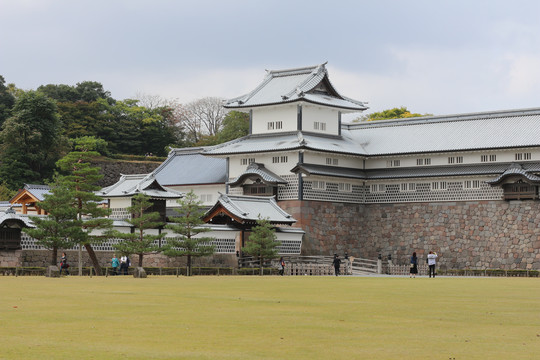 日本石川金泽城堡世界著名古迹