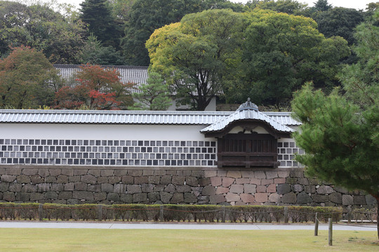 日本石川金泽城堡世界著名古迹
