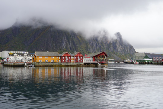 挪威海边的房子