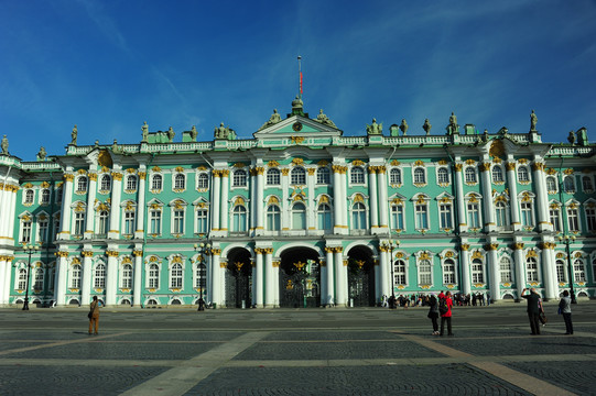 俄罗斯圣彼得堡冬宫和国家隐士院