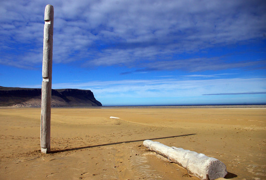 欧洲西端孤独的海滩