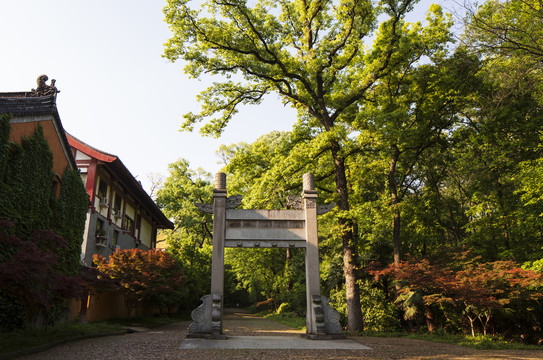 钟山风景区灵谷寺灵谷深松牌坊