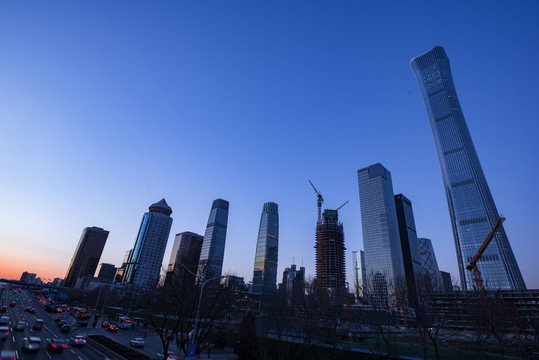 北京国贸高楼大厦