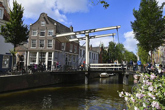 荷兰阿姆斯特丹市运河桥