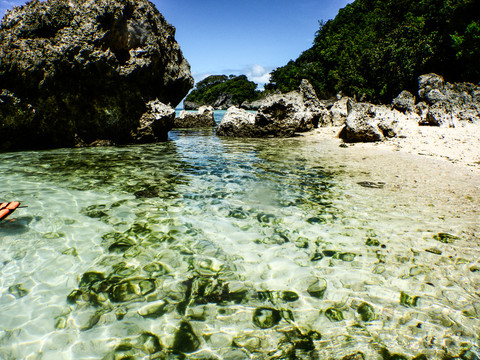 菲律宾长滩岛北部隐秘海滩