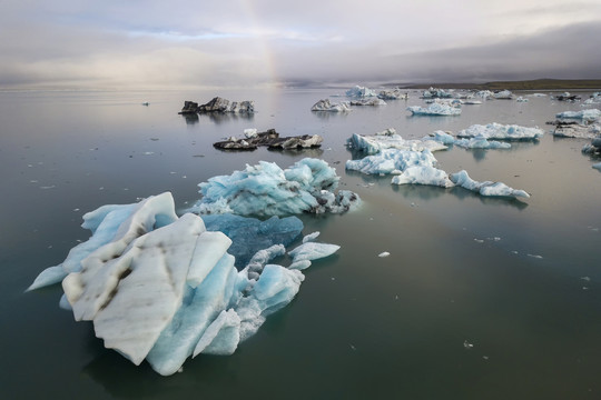 冰岛冰川湖之美