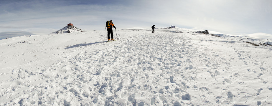 内华达山脉滑雪胜地全景