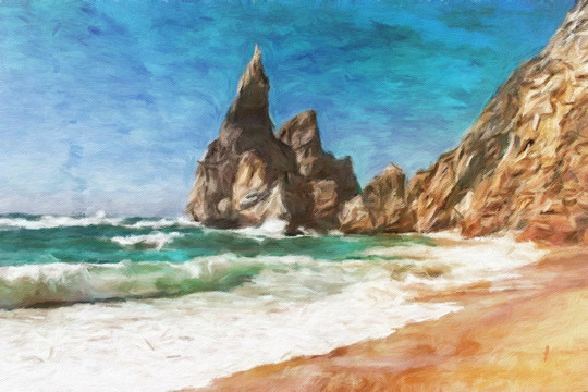 海景油画