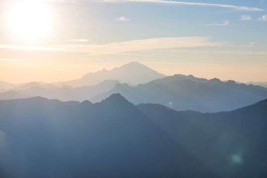 北喀斯喀特山脉美景