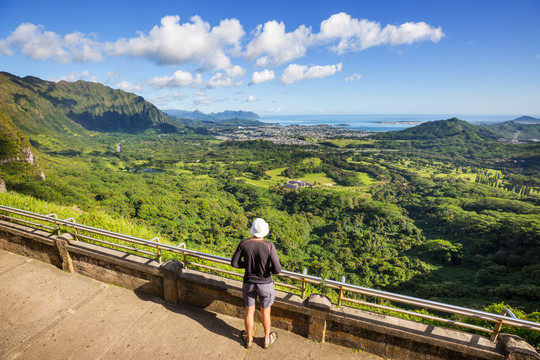 夏威夷瓦胡岛美丽的风景