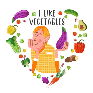 我喜欢蔬菜