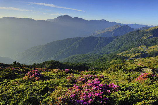 台湾南投太鲁阁国家公园风景照