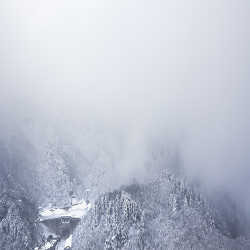 黄山雪景