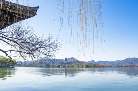 杭州西湖湖景
