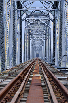 台湾大甲河钢桥