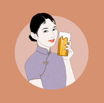 啤酒美女