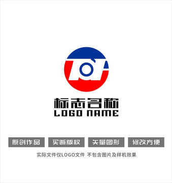 TF字母标志光盘影音logo