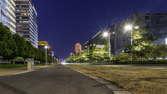 奥体大街夜景