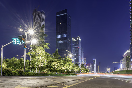 奥体大街夜景