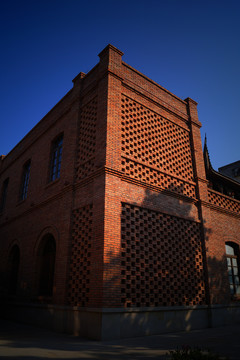 红砖墙建筑