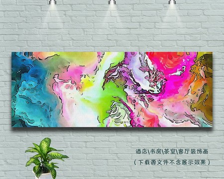 抽象油画