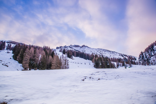 奥地利雪景