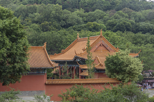 中式园林建筑群