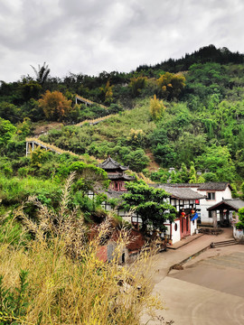兰家山观光梯步