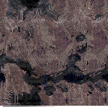 抽象几何地毯