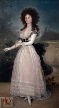 弗朗西斯科·何塞·德·戈雅-卢西恩特斯女士肖像