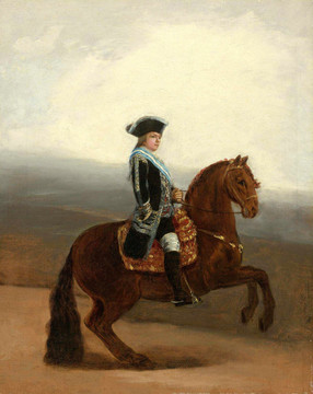 弗朗西斯科·何塞·德·戈雅-卢西恩特斯唐曼努埃尔戈多伊公爵的马术肖像