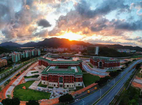 扩建中的中山大学珠海校区