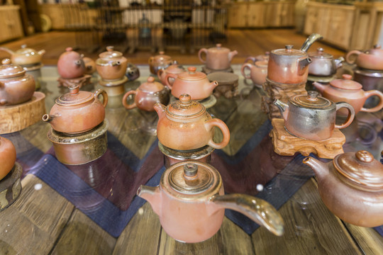 手工陶艺品茶壶