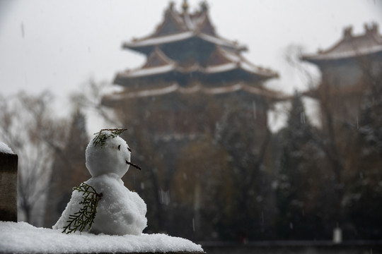 故宫雪景