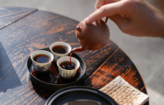 茶艺师泡茶