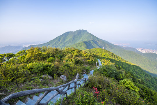 深圳市梧桐山下坡石板路