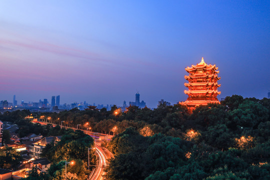 黄鹤楼夜景