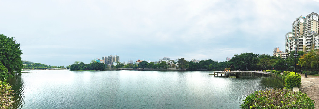 南湖高清清新全景