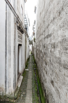 杭州建德新叶古村弄堂小巷